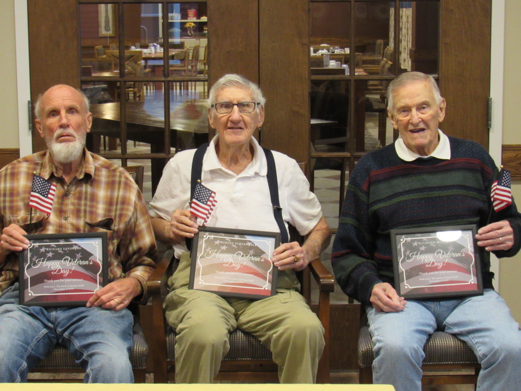 Field of Dreams veterans and staff honored